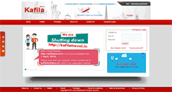 Desktop Screenshot of kafilatravel.in
